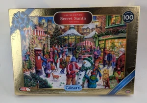 Gibsons 1000 piece Secret Santa Tony Ryan Christmas Jigsaw Puzzle Limited New - Picture 1 of 8