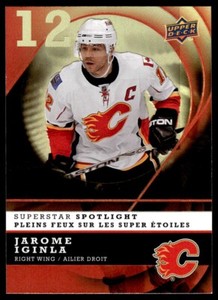 2008-09 McDonald's Upper Deck Superstar Spotlight Jarome Iginla #10 R10
