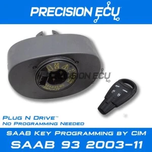 Saab 9-3, 9 Key Programming by CIM  2003-2011 /  One Key Included / Plug n' Play - Bild 1 von 2