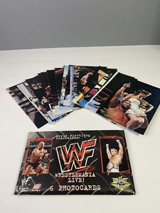 WWF Wrestlemania Live! Photocards set of 21 Images 1999 RARE Macho Man Chase