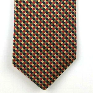 Land's End Tie Direct Merchants 100% Woven Silk Men's Necktie - Picture 1 of 5