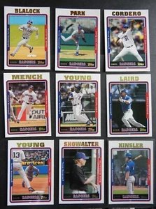 2005 Topps Texas Rangers Team Set 34 Karten mit Updates Mark Teixeira Ian Kinsler - Bild 1 von 5