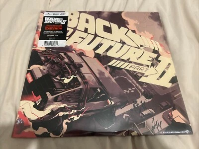MONDO ALAN SILVESTRI BACK TO THE FUTURE 2 WEB EXCLUSIVE CLEAR/BLUE SOUNDTRACK LP - Image 1 of 4