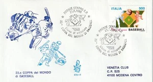 1998 FDC Venetia 978 / It Italy 33A Cup Del Mondo Di Baseball Viaggiata MF80447 - Picture 1 of 1
