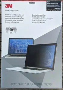 3M PFNAP004 13" MacBook Pro Black Privacy Filter - Picture 1 of 1