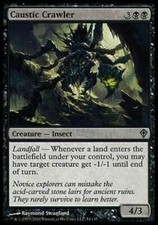 4 Caustic Crawler - LP - Worldwake - mtg - x4 4x - U