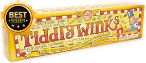 Tiddlywinks Traditional Family Game 28 Multicolor Pieces Classic Travel Game - Picture 1 of 12