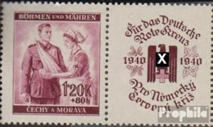 bohemia y Moravia wzd5 con ornamento nuevo 1940 roja Cruz - Imagen 1 de 1