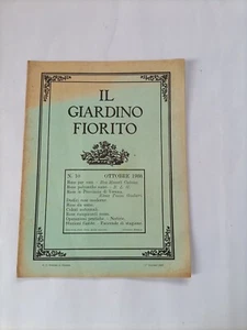 Rivista Di Botanica IL GIARDINO FIORITO N.10/1933 Fuori, Piante - Foto 1 di 3