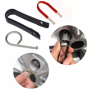 Universal Car Wheel Nut Centre Cover Cap Pull Removal Kit Tool Auto Accessories - Picture 1 of 17