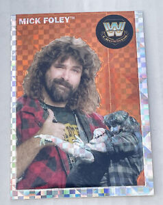 2007 WWE Topps Chrome Heritage MICK FOLEY Mankind #86 Xfractor Refractor Legend