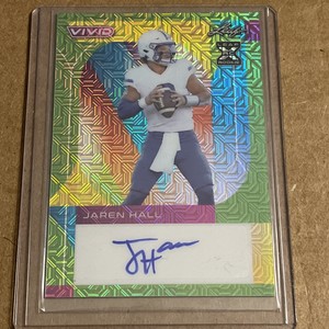 2023 Vivid Leaf Football Jaren Hall Mojo Green 2/4