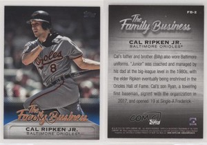 2019 Topps Update The Family Business Blue Cal Ripken Jr #FB-2 HOF