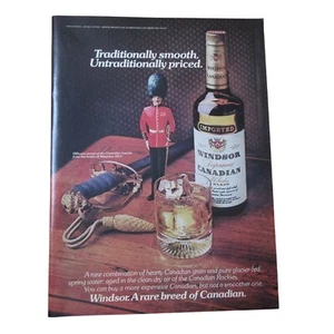 Whisky canadiense Windsor 1976 - Anuncio impreso vintage - Imagen 1 de 3