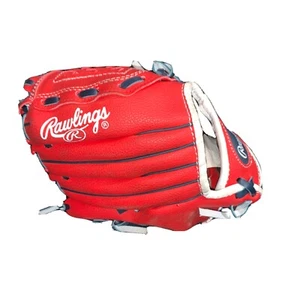 Rawlings PL90SN Players Series Youth 9" Baseball Glove Left Red White & Blue - Picture 1 of 5