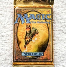 MTG: 5th EDITION Sealed Booster Pack from Box - Magic the Gathering - English
