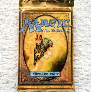 MTG: 5th EDITION Factory Sealed Booster Pack from Box - Magic - English - Picture 1 of 5