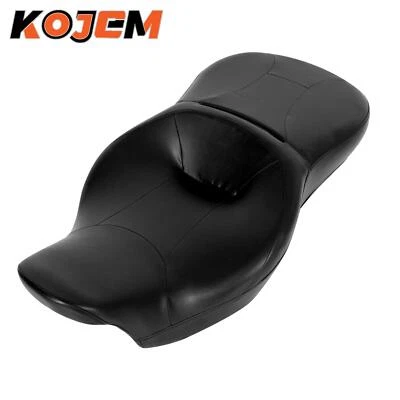 Rider Driver Passenger Seat For Harley Touring treet Road Glide King 09-24 Black - Image 1 of 4