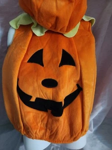 Funworld Orange Plush Pumpkin Halloween Costume for Kids Toddlers 24 Months - Picture 1 of 9