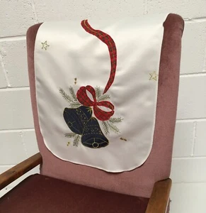 6 Applique Christmas Antimacassars Chair Back Covers Sofa Head Rest protection - Picture 1 of 5