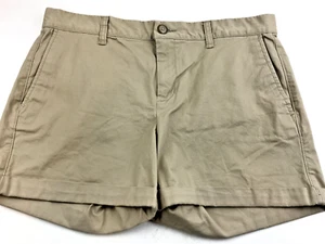 NWT Womens Khakis by GAP Girlfriend 4 Inch Short Cuffed Hem Shorts Oak Size 8 - Picture 1 of 8