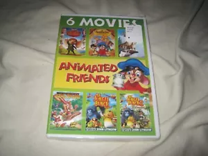 Animated Friends 6-Movie Collection DVD NEW Jungle Bunch Brere Rabbit Despereaux - Picture 1 of 2