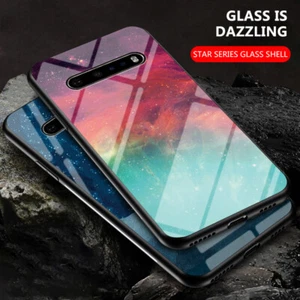 For LG V60 ThinQ 5G Hybrid Armor Tempered Glass Shell Case Screen Protector - Picture 1 of 22