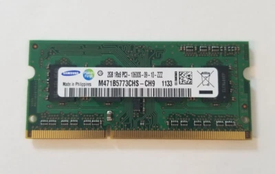 Samsung 2GB PC3-10600S DDR3 1333MHz Laptop Memory M471B5773CHS-CH9 - Image 1 of 2