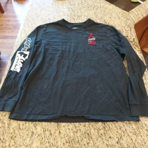 Air Jordan Flight Team Men's 2XL Long Sleeve Graphic Logo T-Shirt Black - Picture 1 of 14
