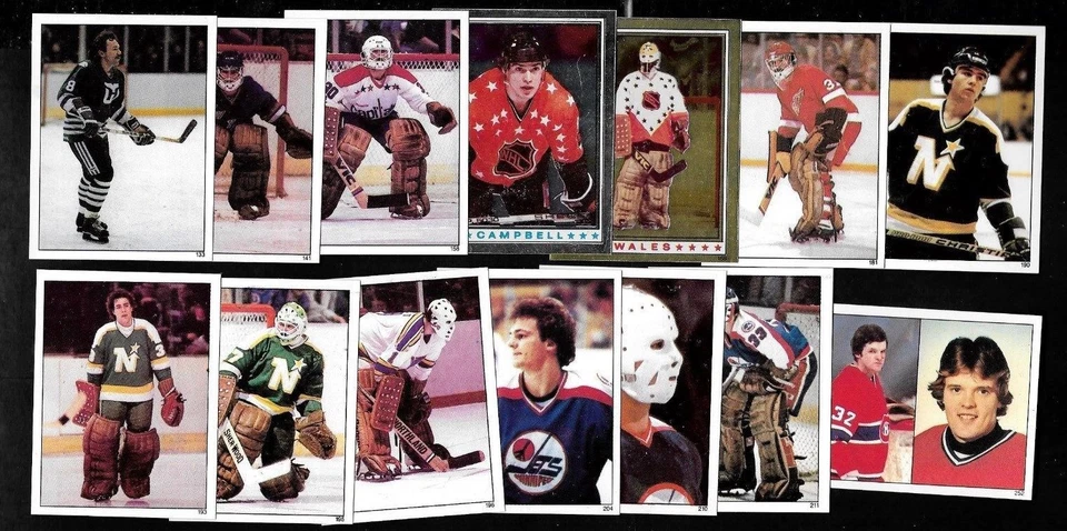 1982-83 OPC O PEE CHEE NHL HOCKEY STICKER 133-263 SEE LIST - Image 1 of 1