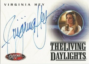 James Bond 40th Anniversary - A15 Virginia Hey "Rubavitch" Autograph Card