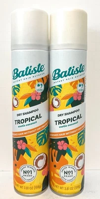 (Juego de 2) Batiste Champú Seco Tropical (Coco Exótico) Fragancia 3.81 OZ Foto 1 de 2
