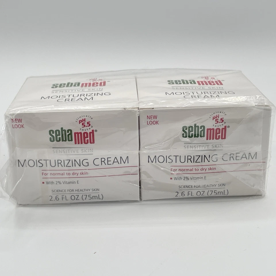 Set of 3 SebaMed Moisturizing Face Cream for Sensitive Skin 75ml