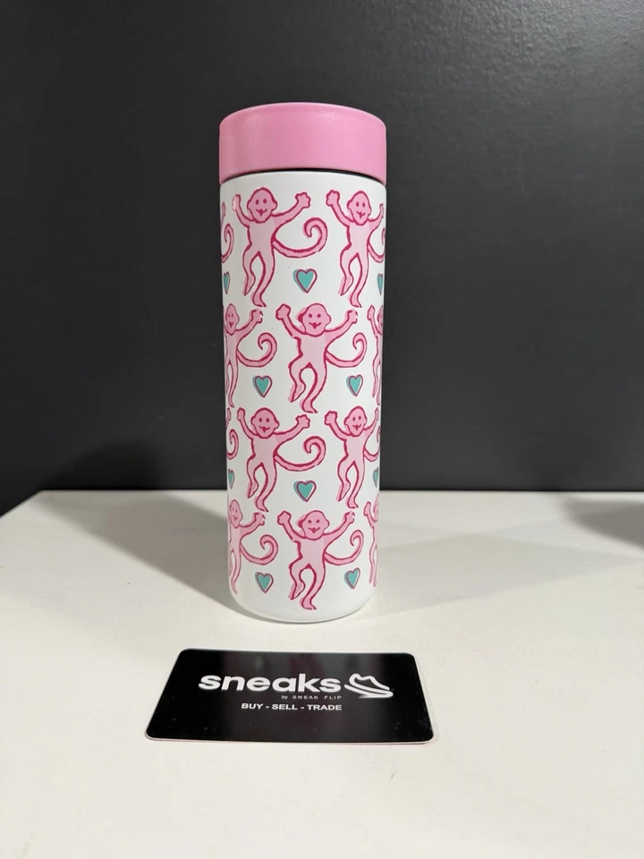 Starbucks X Roller Rabbit 16 oz vaso de acero inoxidable rosa dinero taza de vacaciones Foto 1 de 1