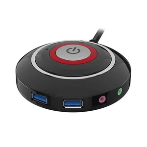 Umschalttaste für Desktop-Computer mit USB-Anschlüssen und Audio, Exte7478 - Bild 1 von 8