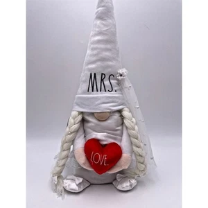 Rae Dunn White MRS BRIDE Wedding GNOME. NEW - Picture 1 of 1
