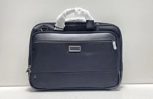 Briggs Riley Black Nylon Laptop Compartment Business Slim Black Briefcase - Picture 1 of 5