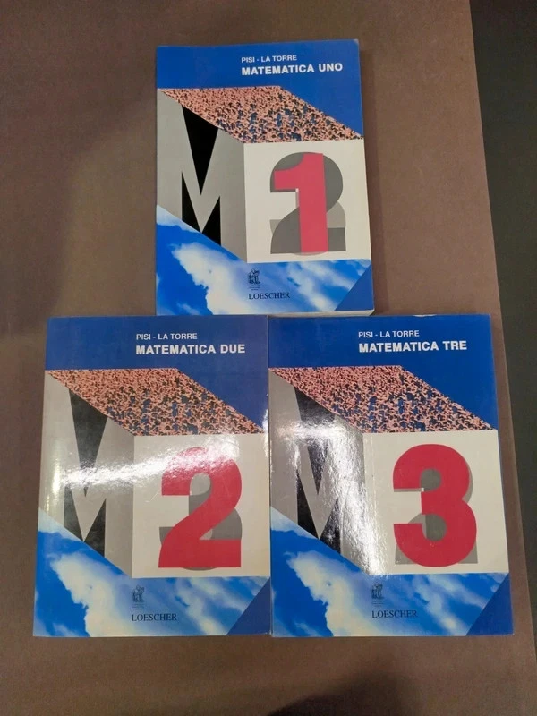 Libri matematica 1 2 3 pisi la torre loescher 1996  # - Immagine 1 di 1