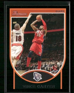 Vince Carter 2007-08 Bowman #40 New Jersey Nets - Imagen 1 de 2