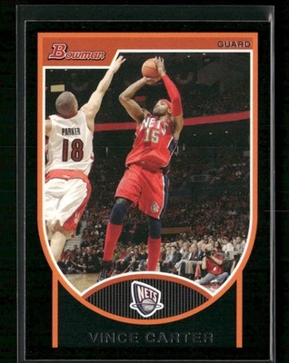 Vince Carter 2007-08 Bowman #40 New Jersey Nets Foto 1 de 2