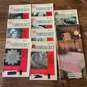 The Workbasket And Home Arts Magazine Vintage 1959 & 1968 (Lot of 11) - Picture 1 of 3