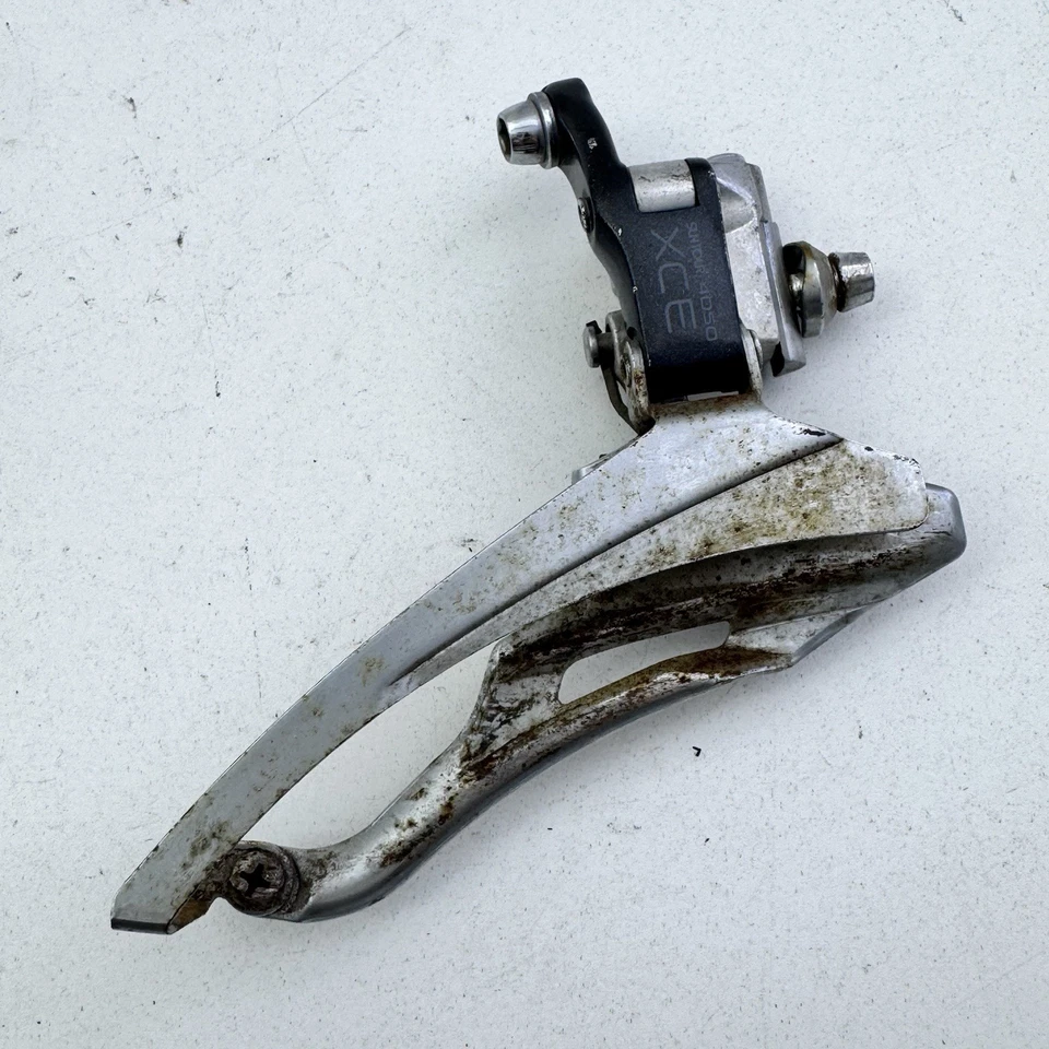 Vintage Suntour XCE 4050 Front Derailleur Braze On Bottom Pull Triple Road A05 - Image 1 of 4