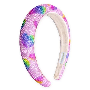 Padded Headbands for Girls - Rhinestone Toddler Hair Accessories, Little Girl Ra - Picture 1 of 12