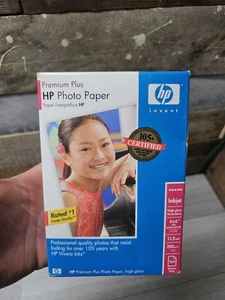 Premium Plus HP Photo Paper High Glossy 4x6 100 sheets each Q5431A A10 - Picture 1 of 8