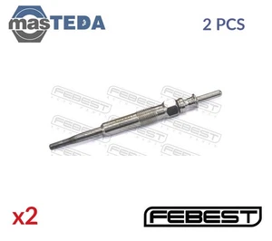 19642-002 ENGINE GLOW PLUGS FEBEST 2PCS FOR BMW 3,5,X5,X3,7,1,6,X6,E46,E60,E61 - Picture 1 of 6