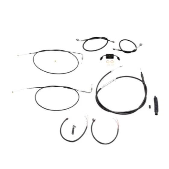 Kit de instalación de cable APE 15-17" Harley Dyna 2012-2017 LA-8211KT2-16B Foto 1 de 2