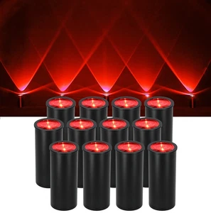 Rockville 12 PACK MINI HALO BLACK DJ Wash Effect Lights+Wireless Charging Case - Picture 1 of 12