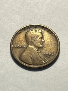 1924-S Lincoln Wheat Cent/F #371 - Bild 1 von 2