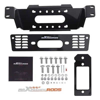 Winch Mount Kit for Polaris Ranger 400 500 570 800 4x4 2010-2018-2019 Steel - Image 1 of 4