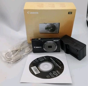 Cámara digital Canon PowerShot A2300 HD 16,0 MP 5x negra completa - PROBADA FUNCIONA - Imagen 1 de 6